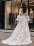 Shop 2025 ANNAKOO Princess Long Sleeve Appliques V Neck Wedding Dress Under 198