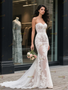 Shop 2025 ANNAKOO Sweetheart Trumpet Mermaid Lace Sweetheart Wedding Dress Under 189