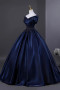 Shop 2025 Annakoo Navy Satin Beading A Line Off The Shoulder Prom Dress Under 189