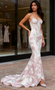Shop 2025 ANNAKOO Spaghetti Straps Pink Beading Trumpet Mermaid Sparkle Prom Dress Under 258