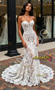 Shop 2025 ANNAKOO Sweetheart Lace Trumpet Mermaid Tulle White Wedding Dress Under 249