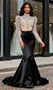 Shop 2025 ANNAKOO Silver Beading High Neck Tulle & Satin Trumpet Mermaid Prom Dress Under 699
