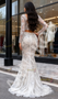 Shop 2025 ANNAKOO Long Sleeve Two Piece Flower Beading Trumpet Mermaid Prom Dress Under 279
