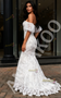 Shop 2025 ANNAKOO Sweetheart Lace Puffy Sleeve Trumpet Mermaid Wedding Dress Under 249