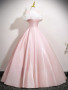 Shop 2026 Annakoo A Line Off Shoulder Satin Pink Ruffles Prom Dress Under 175