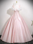 Shop 2026 Annakoo A Line Off Shoulder Satin Pink Ruffles Prom Dress Under 175