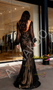 Shop 2026 ANNAKOO Black Champagne Tulle Trumpet Mermaid Long Sleeve Prom Dress Under 499