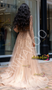 Shop 2026 ANNAKOO Beading Long Sleeve Square A Line Champagne Prom Dress Under 459