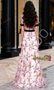 Shop 2026 ANNAKOO Pink Floral High Neck A Line Short Sleeve Prom Dress Under 189