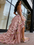 Shop 2026 ANNAKOO High Low Tulle Pink Ruffles A Line Prom Dress Under 799