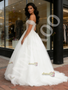 Shop 2026 ANNAKOO Off The Shoulder Ball Gown Tulle Sequin Wedding Dress Under 369