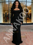 Shop 2026 ANNAKOO Black Keyhole Trumpet Mermaid Spandex Prom Dress Under 159