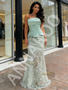 Shop 2026 ANNAKOO Green Sequin Beading Sweetheart Trumpet Mermaid Prom Dress Under 269