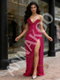Shop 2026 ANNAKOO Red Sweetheart Beading Sequin Sheath Column Prom Dress With Slit Under 289