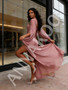 Shop 2026 ANNAKOO Pink Strapless Ruched Sheath Column Shawl Prom Dress With Slit Under 239