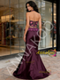 Shop 2026 ANNAKOO Purple Halter Print Sequin Trumpet Mermaid Prom Dress Under 259