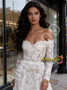 Shop 2026 ANNAKOO Lace Off The Shoulder Long Sleeve A Line Wedding Dress Under 298