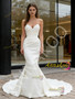 Shop 2026 ANNAKOO Sweetheart Satin Trumpet Mermaid Detachable Train Wedding Dress Under 259