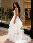 Shop 2026 ANNAKOO Jewel A Line Lace A Line Ruffles Tulle Wedding Dress Under 269