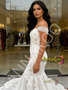 Shop 2026 ANNAKOO Off The Shoulder Lace Trumpet Mermaid Appliques Wedding Dress Under 289