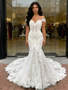 Shop 2026 ANNAKOO Off The Shoulder Lace Trumpet Mermaid Appliques Wedding Dress Under 289