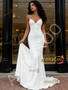Shop 2026 ANNAKOO Sequin V Neck Trumpet Mermaid Spaghetti Straps Wedding Dress Under 189
