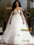 Shop 2026 ANNAKOO Off The Shoulder Appliques Tulle A Line Wedding Dress Under 234