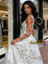 Shop 2026 ANNAKOO Square Sequin Silver Print Floral A Line Prom Dress Under 239