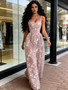 Shop 2026 ANNAKOO A Line Pink Flower Tulle V Neck Sleeveless Prom Dress Under 189