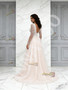 Shop 2026 ANNAKOO V Neck Beading Champagne Tulle Long Sleeves A Line Wedding Dress Under 289