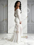Shop 2026 ANNAKOO Trumpet Mermaid Lace Off The Shoulder Tulle Wedding Dress Under 189