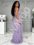 Shop 2026 ANNAKOO Purple One Shoulder Tulle Sparkle Ruffles A Line Prom Dress Under 179
