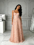Shop 2026 ANNAKOO Pink Star Print Sparkle Tulle A Line Prom Dress Under 179