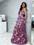 Shop 2026 ANNAKOO Sweetheart Purple Floral A Line Lace Prom Dress Under 189