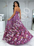 Shop 2026 ANNAKOO Sweetheart Purple Floral A Line Lace Prom Dress Under 189