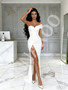 Shop 2026 ANNAKOO Off The Shoulder Sweetheart Satin Trumpet Mermaid With Slit Under 169