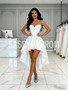 Shop 2026 ANNAKOO Sweetheart High Low Satin A Line Wedding Dress Under 169