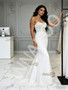 Shop 2026 ANNAKOO Sweetheart Flowers Tulle Sheer Trumpet Mermaid Wedding Dress Under 289
