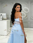Shop 2026 ANNAKOO Light Blue Beading Sweetheart Trumpet Mermaid Prom Dress With Slit Under 199