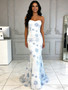 Shop 2026 ANNAKOO Sweetheart Floral Trumpet Mermaid Snow Print Prom Dress Under 189