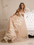 Shop 2026 ANNAKOO Champagne Gold Tulle Sequins Sparkle Prom Dress Under 878