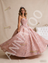 Shop 2026 ANNAKOO Princess Pink Ball Gown Sequins Beading Tulle Prom Dress Under 889