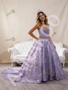 Shop 2026 ANNAKOO Ball Gown Sequins Beading Purple Sweetheart Prom Dress Under 788