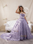 Shop 2026 ANNAKOO Ball Gown Sequins Beading Purple Sweetheart Prom Dress Under 788