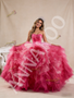 Shop 2026 ANNAKOO Fuchsia Tulle Strapless Tiers Princess Ball Gown Prom Dress Under 889