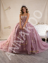 Shop 2026 ANNAKOO Pink Tulle Sequins Ball Gown Flower Prom Dress Under 858