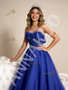 Shop 2026 ANNAKOO Royal Blue Beading Tulle Off the Shoulder Prom Dress Under 789