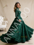 Shop 2026 ANNAKOO Green Tulle Sequins Long Sleeve Backless Prom Dress Under 888