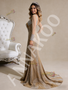 Shop 2026 ANNAKOO Mermaid Long Sleeve Beading Champagne Prom Dress Under 1088