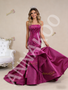 Shop 2026 ANNAKOO Mermaid Satin Hi Lo Fuchsia Pleats Prom Dress Under 588